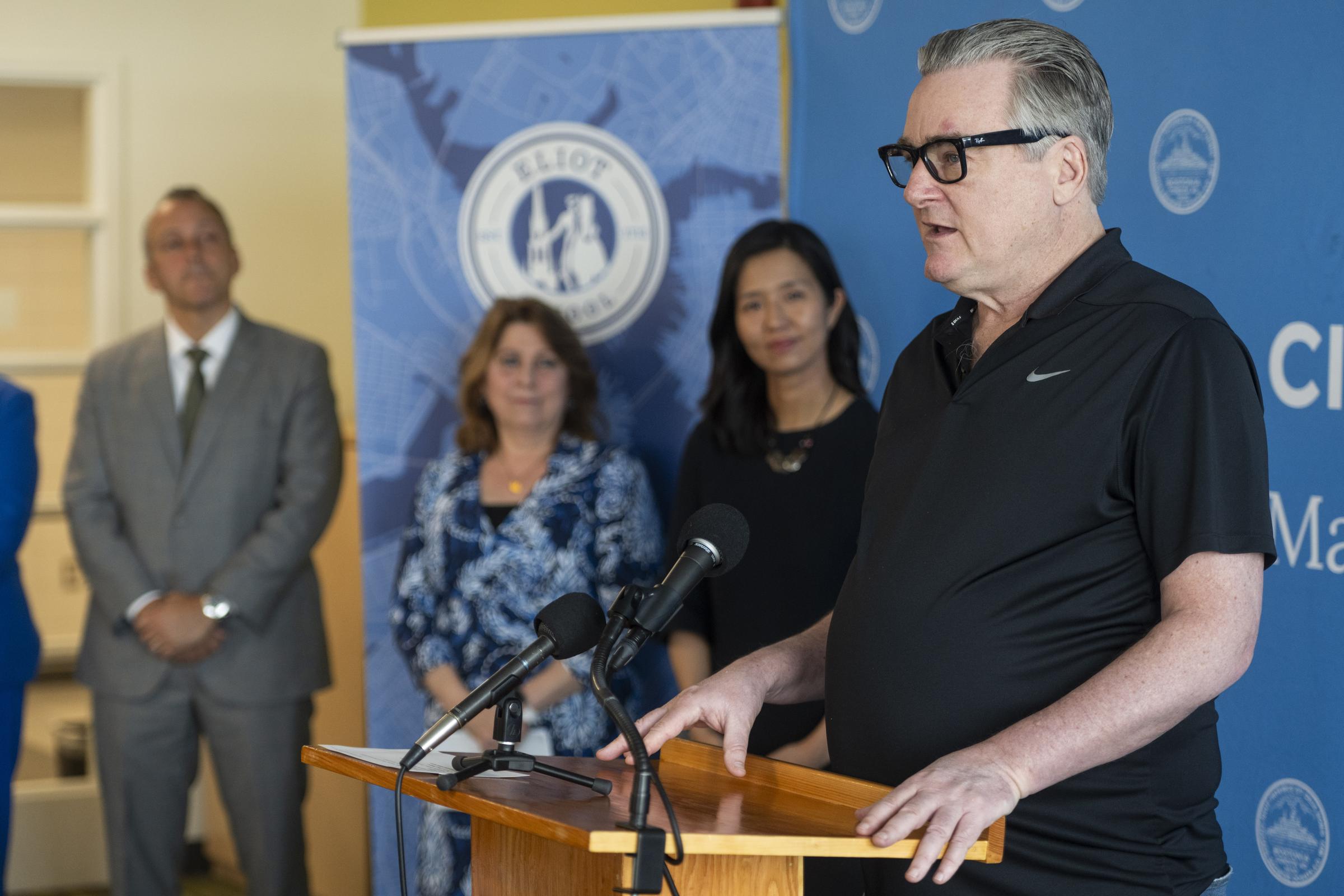 Paul English speaking at the BPS AI Advisory Board launch